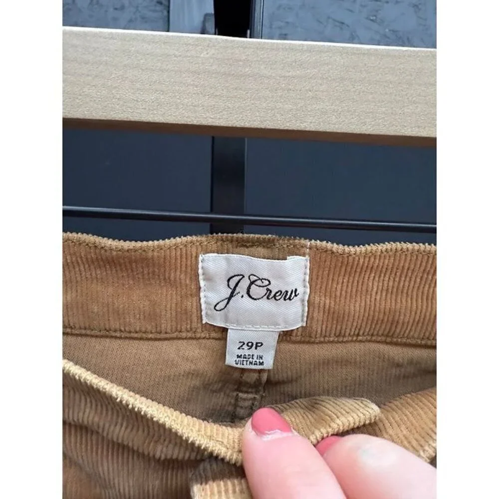 J. Crew Vintage Slim Straight Brown Corduroy Pants